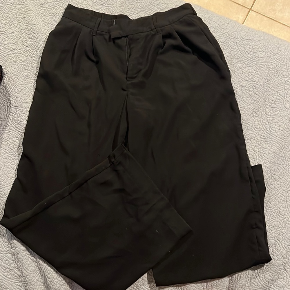 Target black wide leg trouser size 12